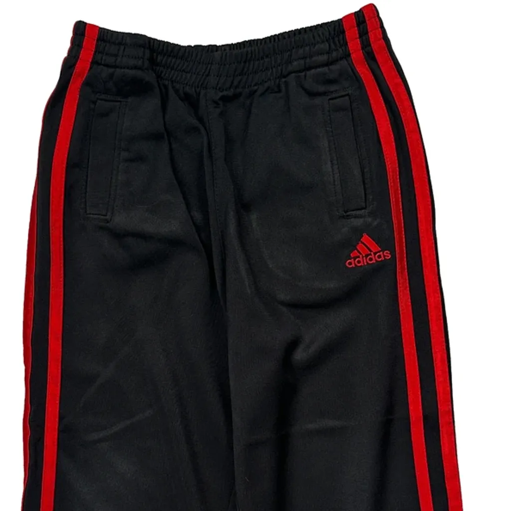Age 4 Adidas Tracksuit - Small Black Polyester - Image 5