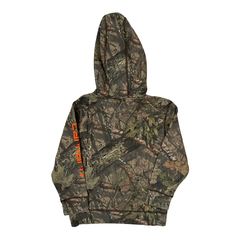 Age 4 Carhartt Camo Hoodie - XS Camo Cotton - Image 2