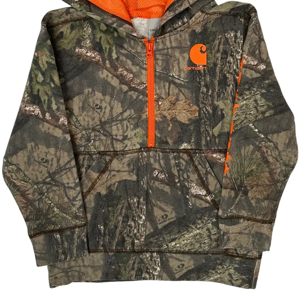 Age 4 Carhartt Camo Hoodie - XS Camo Cotton - Image 4