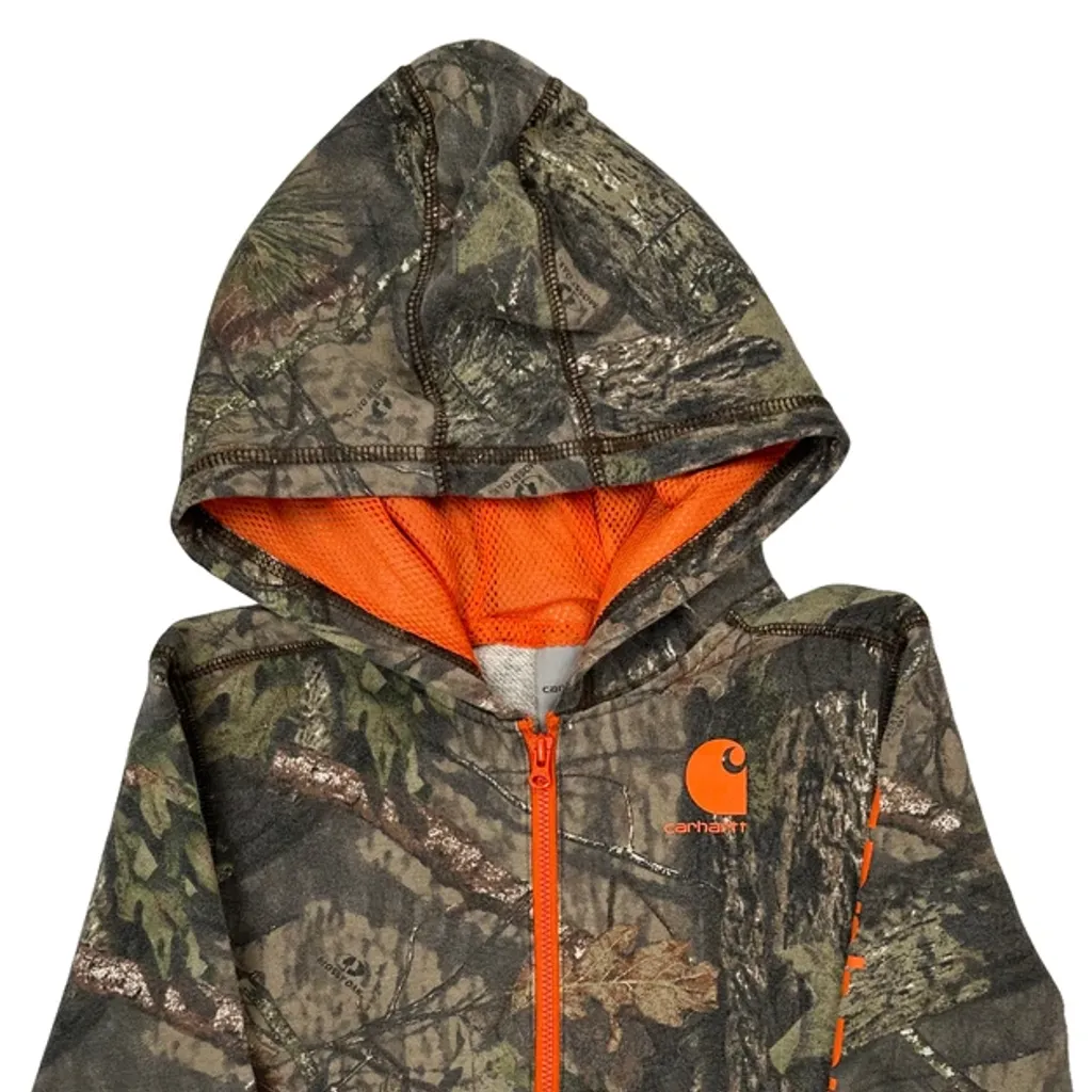 Age 4 Carhartt Camo Hoodie - XS Camo Cotton - Image 5