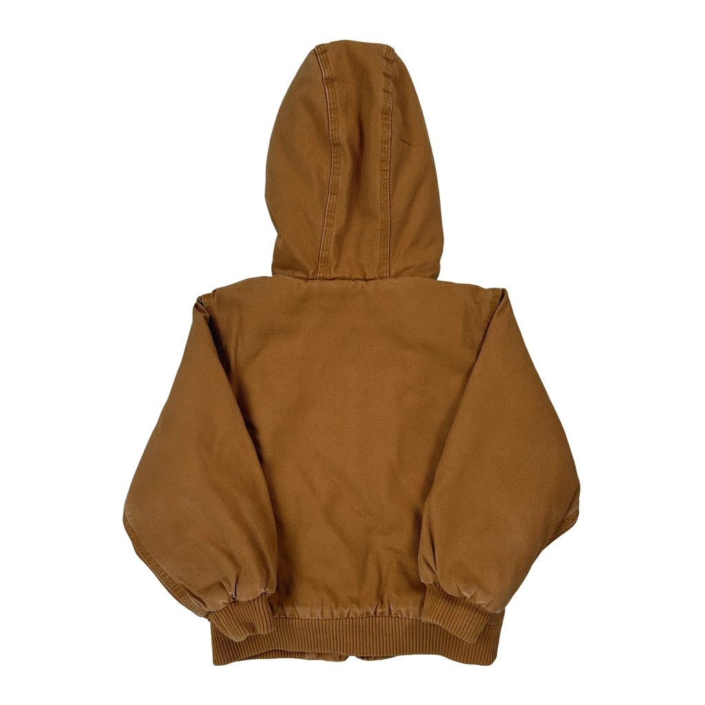 Age 4 Carhartt Jacket - Small Brown Cotton - Image 2