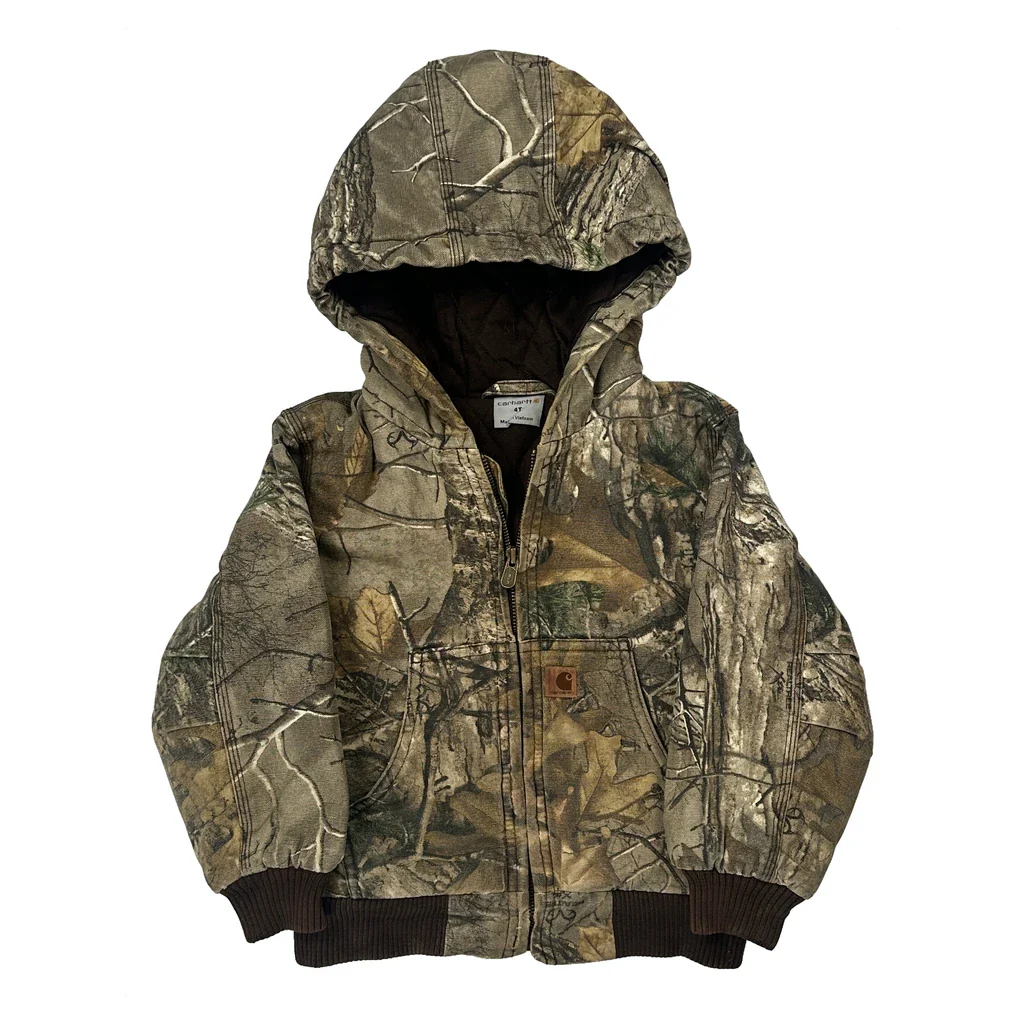 Age 4 Carhartt Camo Jacket - XS Camo Cotton