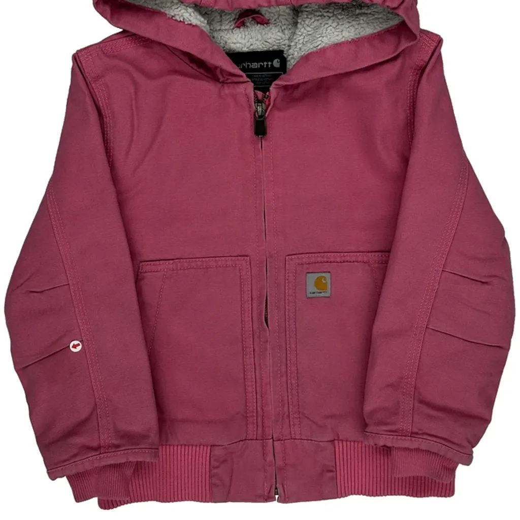 Age 4 Carhartt Jacket - XS Pink Cotton - Image 5