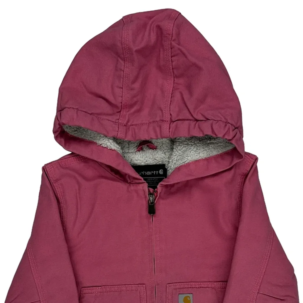 Age 4 Carhartt Jacket - XS Pink Cotton - Image 6