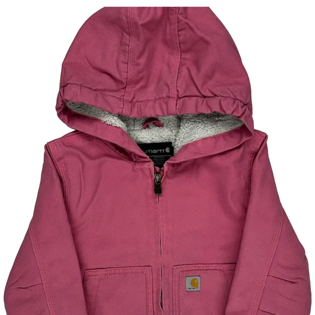 Age 4 Carhartt Jacket - XS Pink Cotton - Image 7