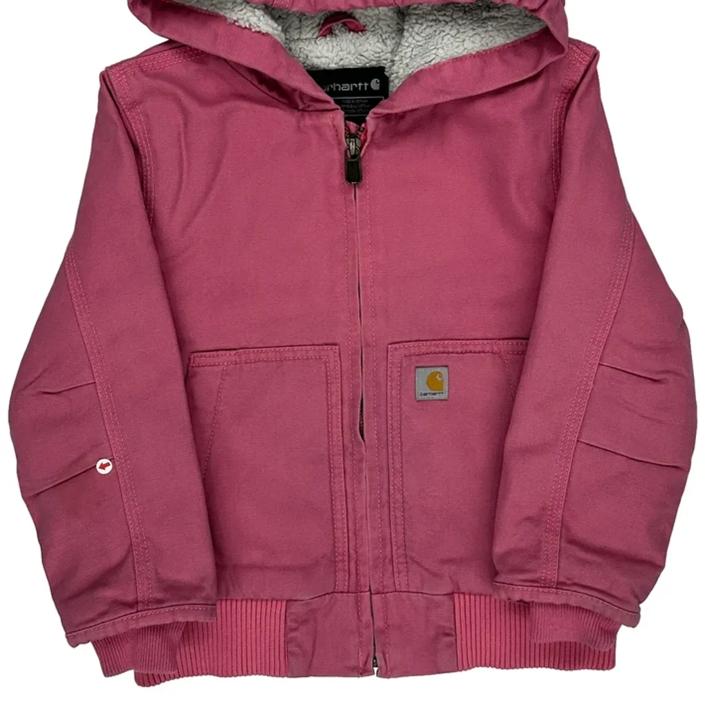 Age 4 Carhartt Jacket - XS Pink Cotton - Image 8