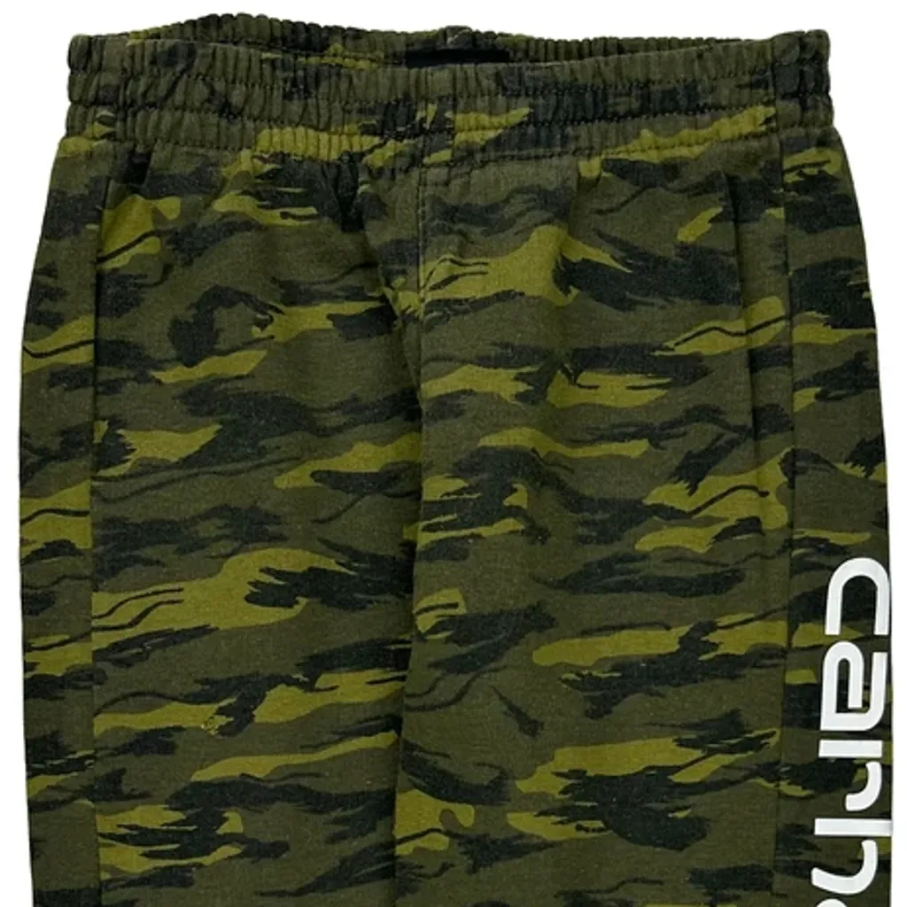 Age 4 Carhartt Camo Joggers - Small Green Cotton Blend - Image 6