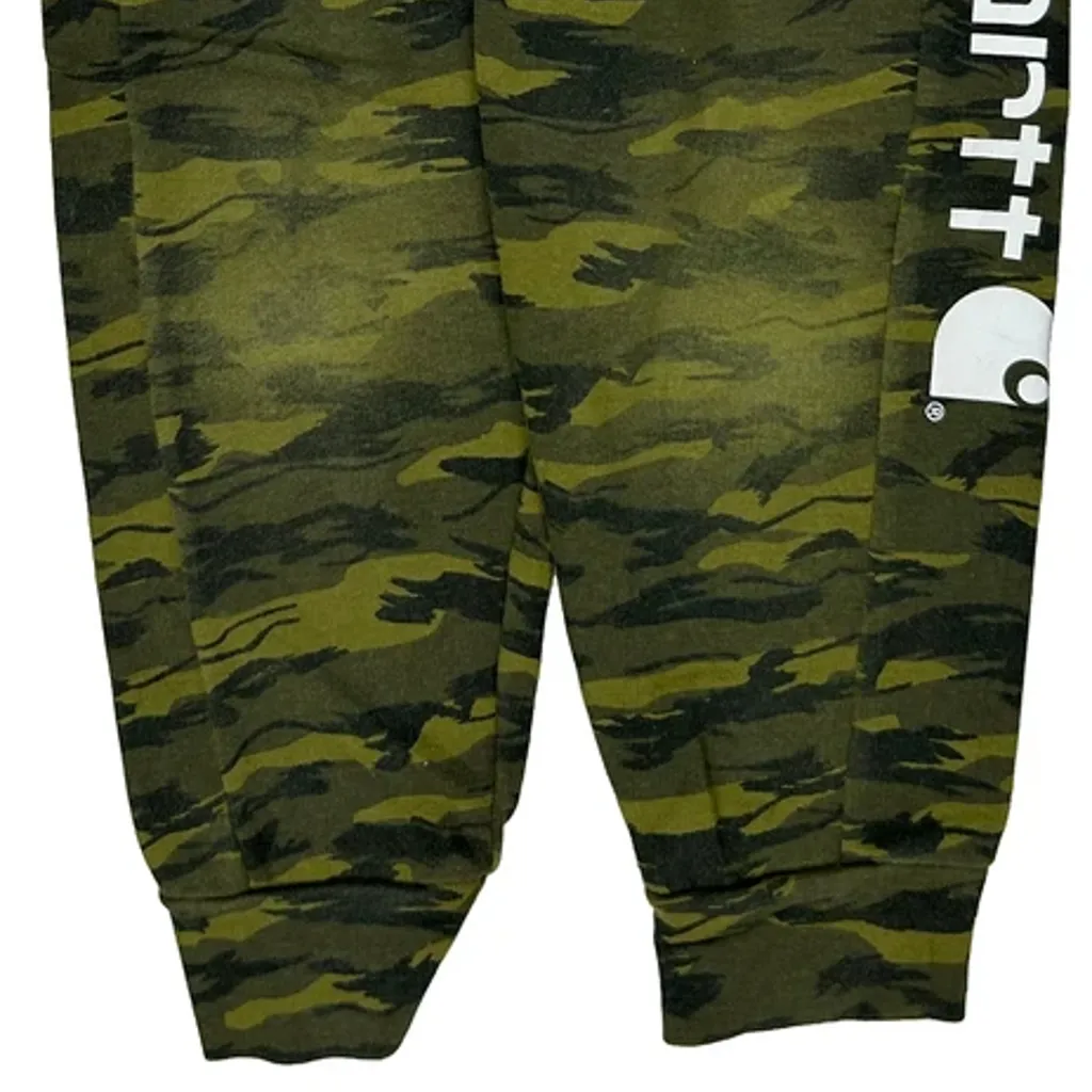 Age 4 Carhartt Camo Joggers - Small Green Cotton Blend - Image 7