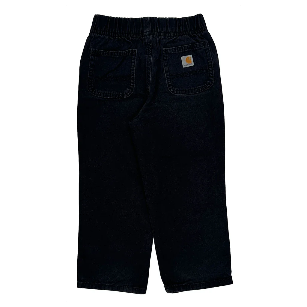 Age 4 Carhartt Trousers - Small Black Cotton