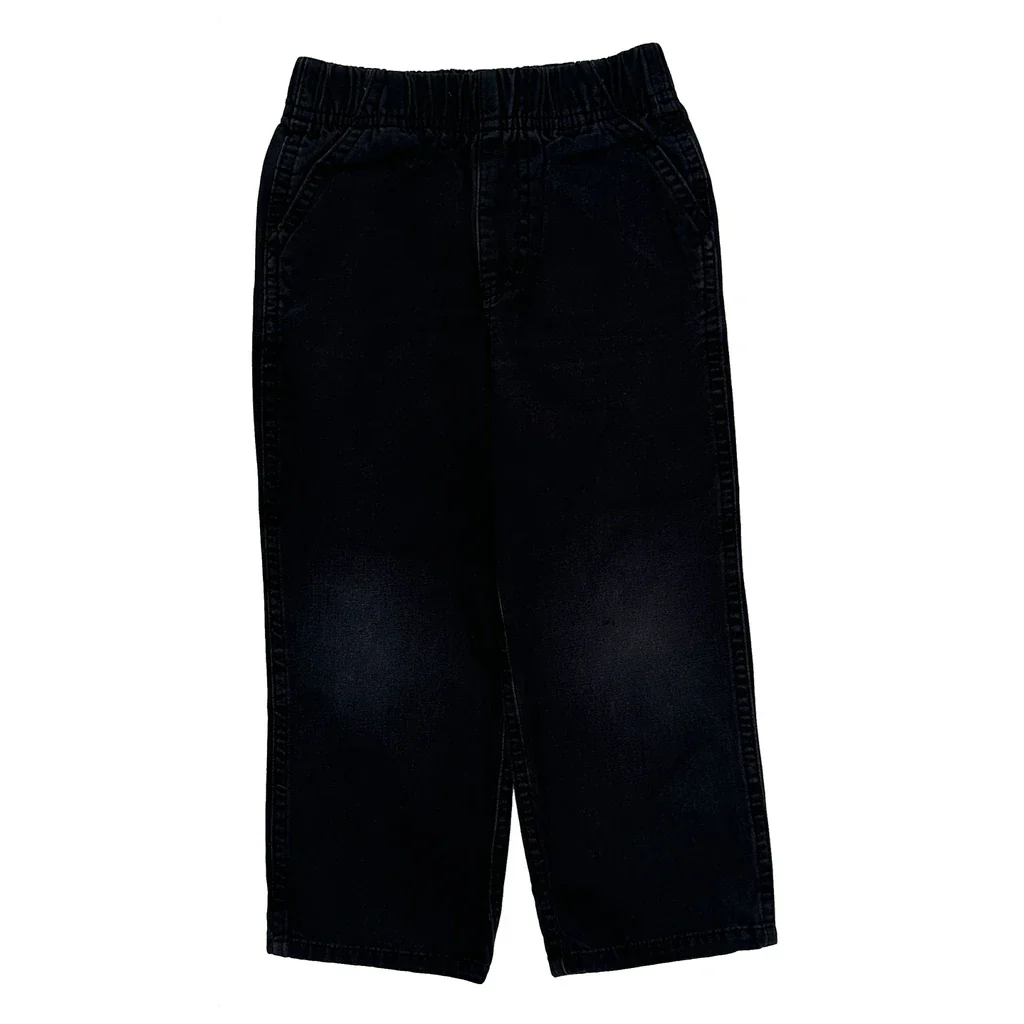 Age 4 Carhartt Trousers - Small Black Cotton - Image 2