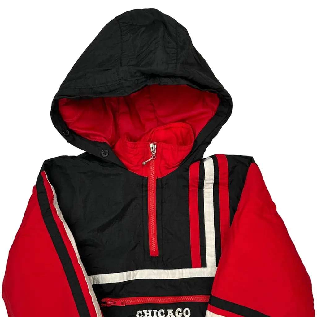 Age 4 Chicago Bulls Chicago Bulls Windbreaker - XS Black Polyester - Image 5