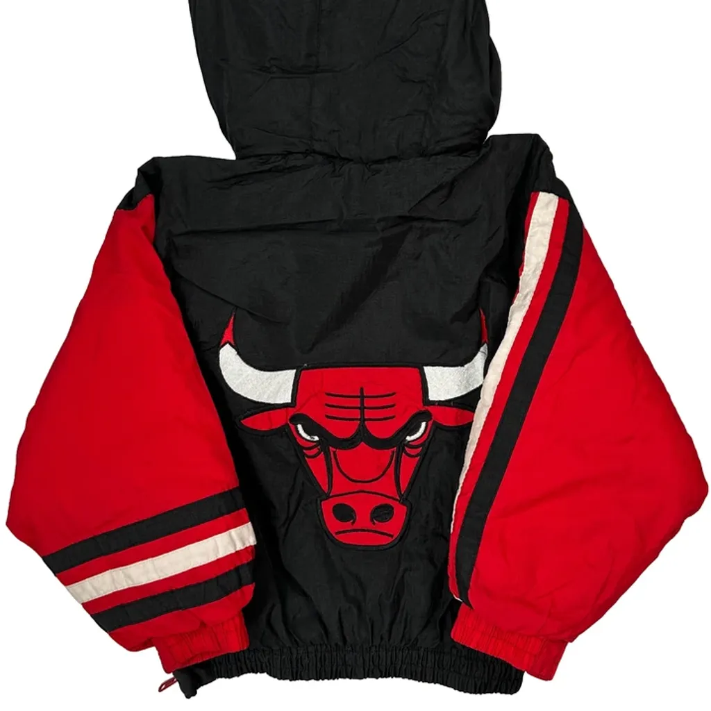 Age 4 Chicago Bulls Chicago Bulls Windbreaker - XS Black Polyester - Image 6