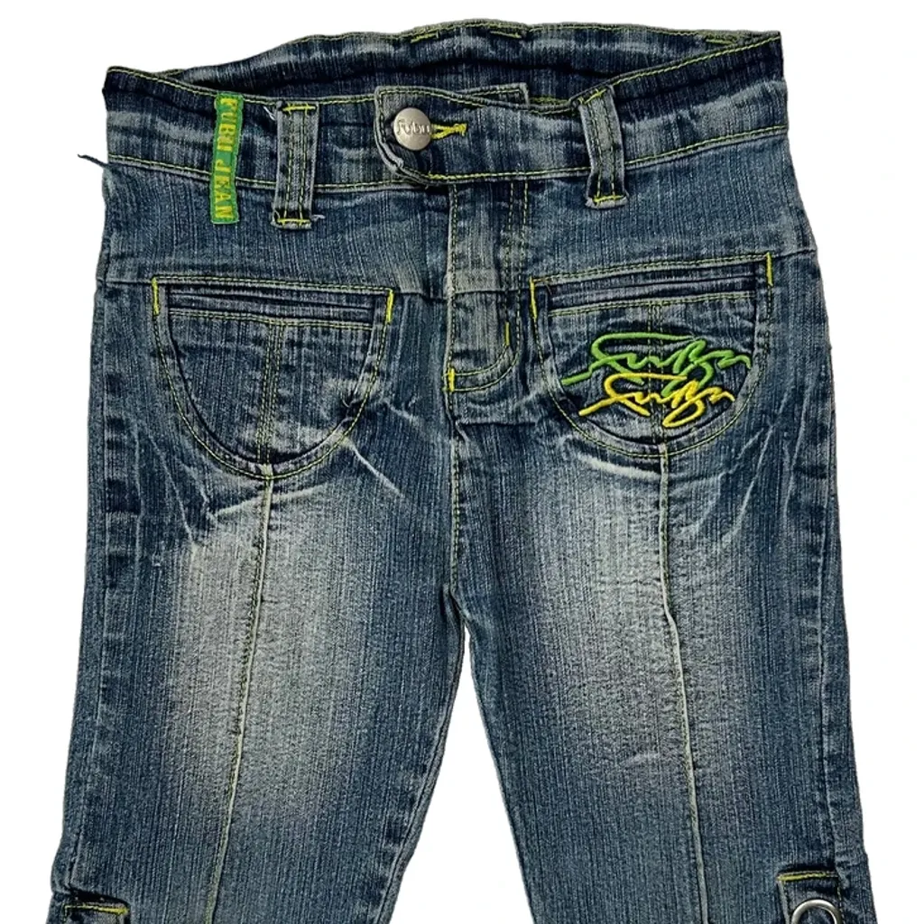 Age 4 Fubu Jeans - XS Blue Denim - Image 5