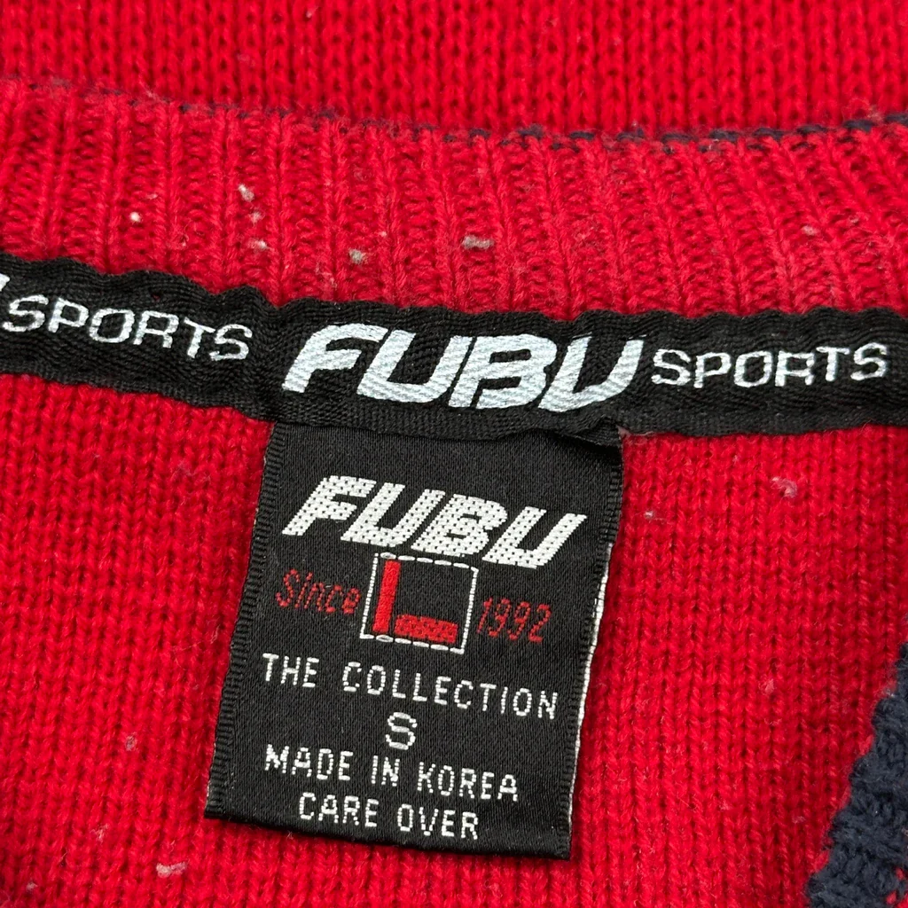 Age 4 Fubu Jersey - Small Red Acrylic - Image 3