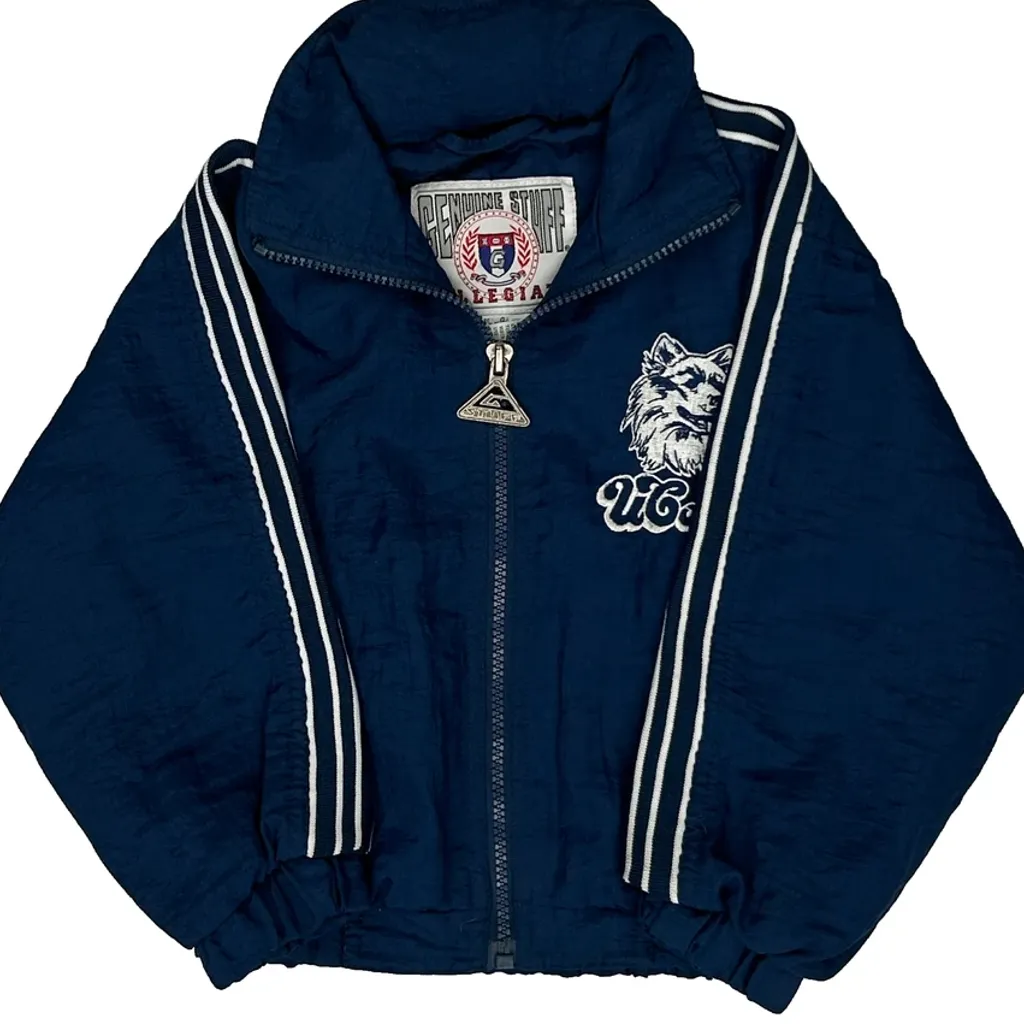 Age 4 Genuine Stuff College Jacket - Small Blue Nylon - Image 6