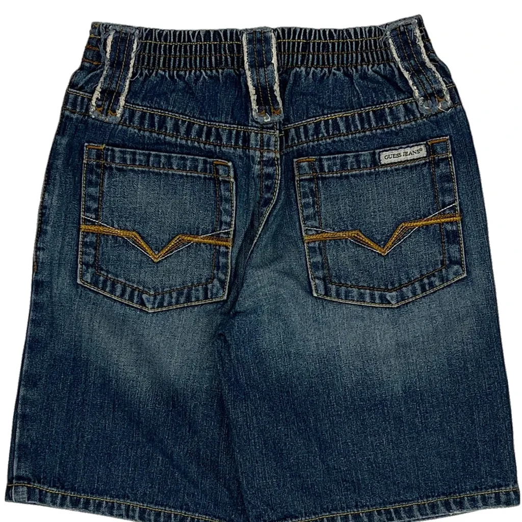 Age 4 Guess Denim Shorts - Small Blue Denim - Image 4