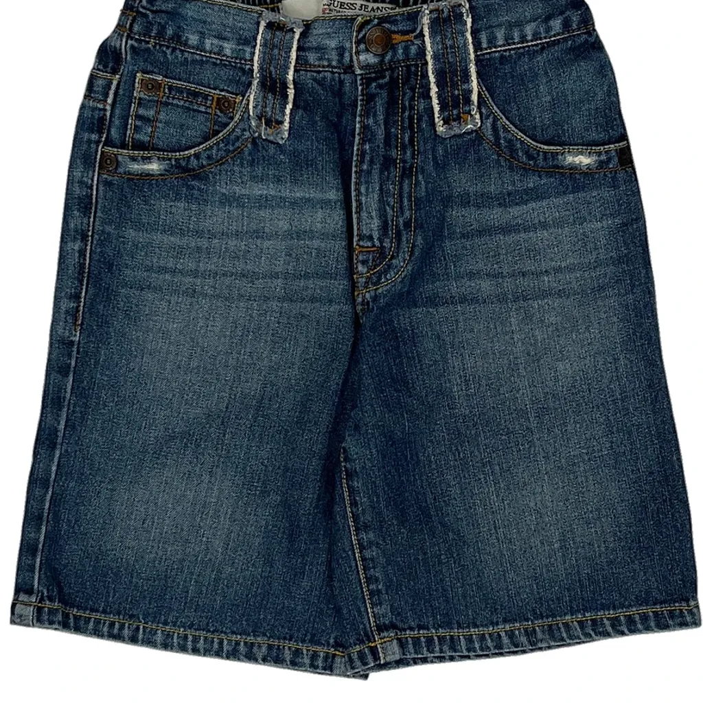 Age 4 Guess Denim Shorts - Small Blue Denim - Image 7
