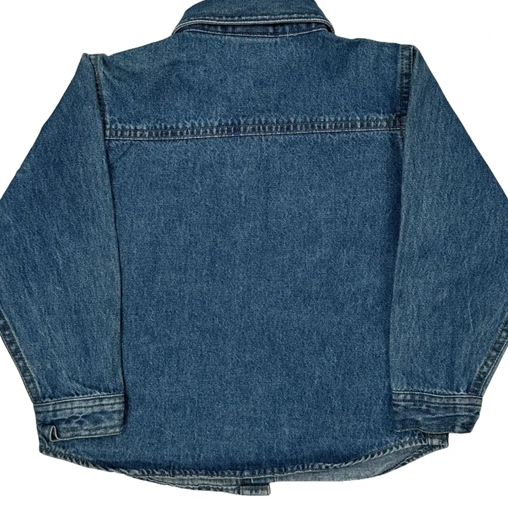 Age 4 Harley Davidson Denim Shirt - XS Blue Denim - Image 6