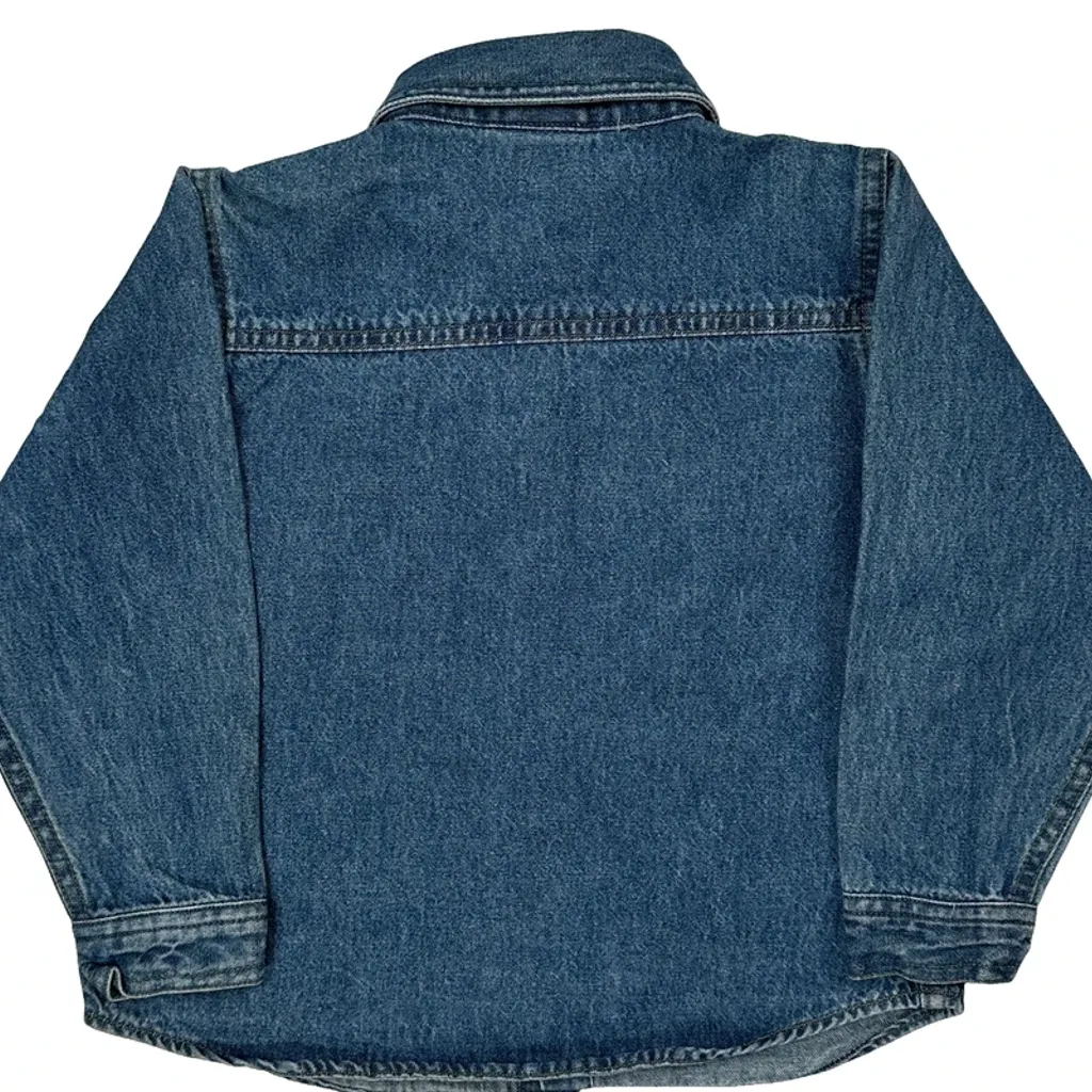Age 4 Harley Davidson Denim Shirt - XS Blue Denim - Image 7