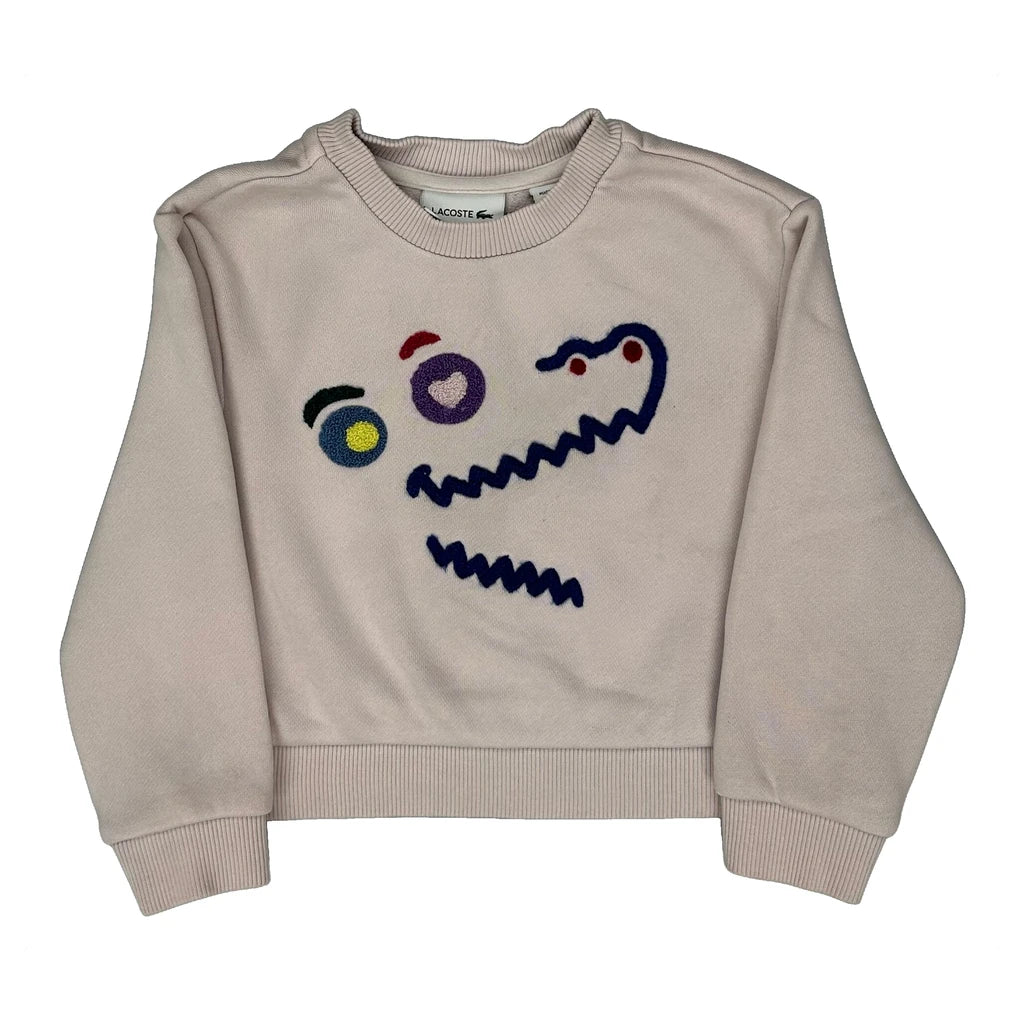 Age 4 Lacoste Sweatshirt - XS Pink Cotton
