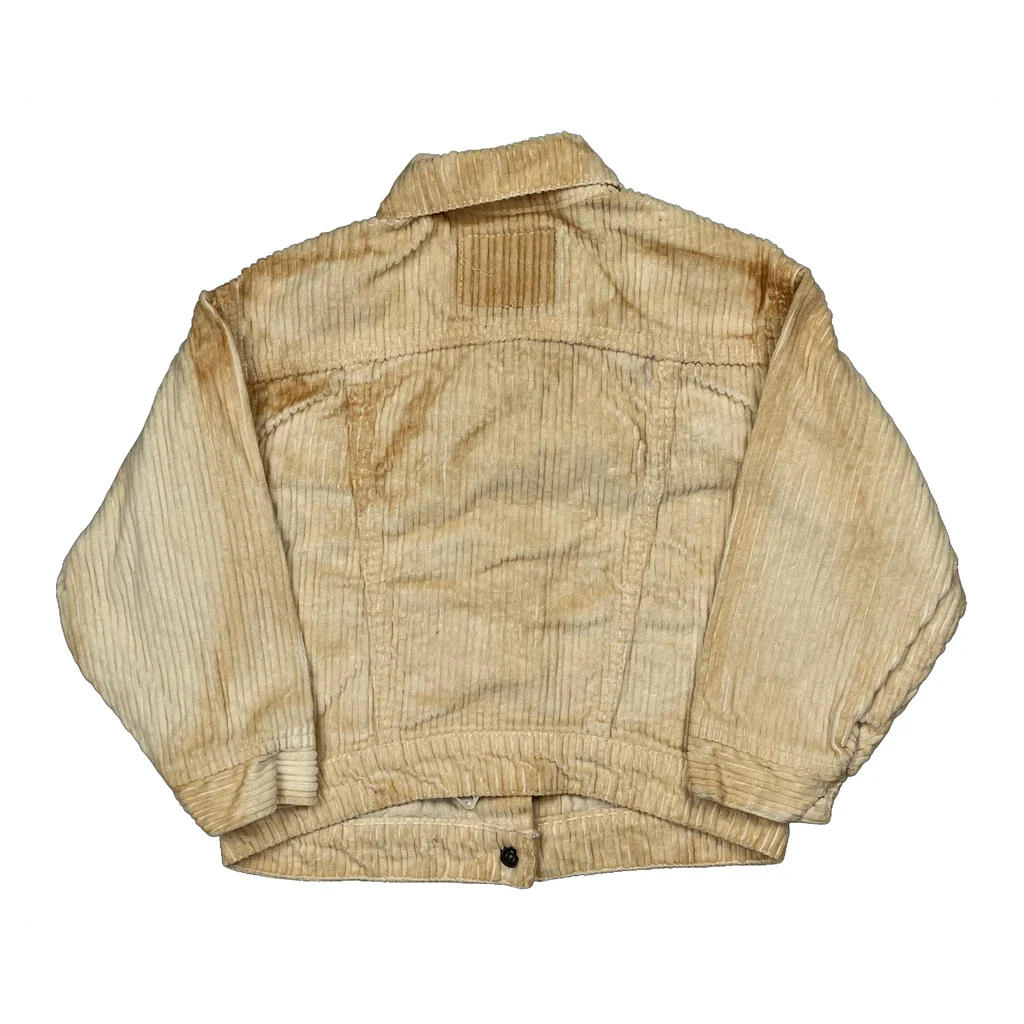 Age 4 Levis Cord Jacket - XS Beige Cotton - Image 2