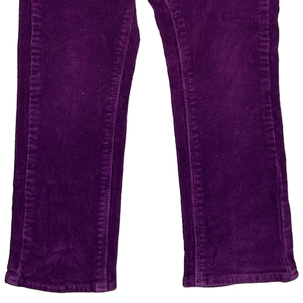Age 4 Levis Slim Fit Cord Pants - XS Purple Cotton - Image 6