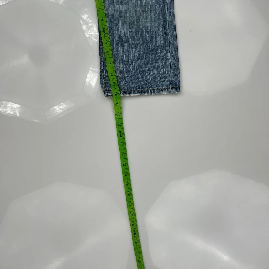Age 4 Levis Boot Cut Jeans - X-Smallw 16L Blue Cotton - Image 5