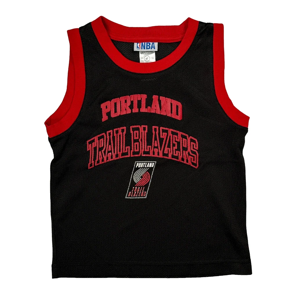 Age 4 Nba Portland Trail Blazers Jersey - XS Black Polyester
