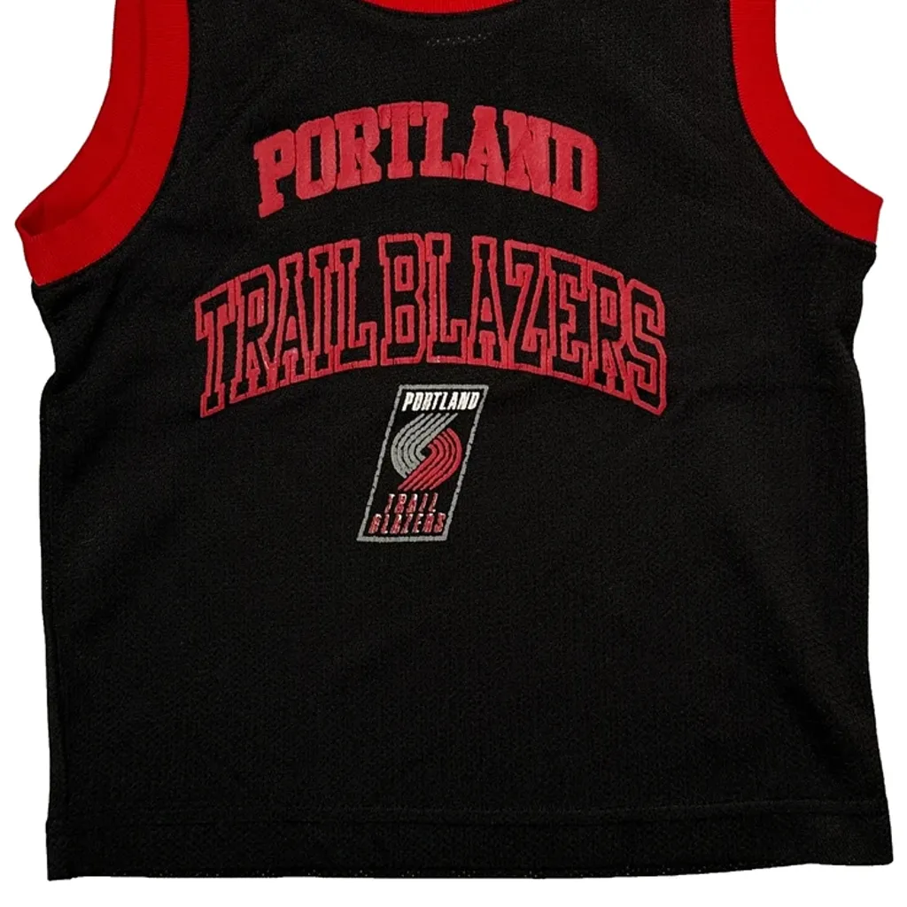 Age 4 Nba Portland Trail Blazers Jersey - XS Black Polyester - Image 4