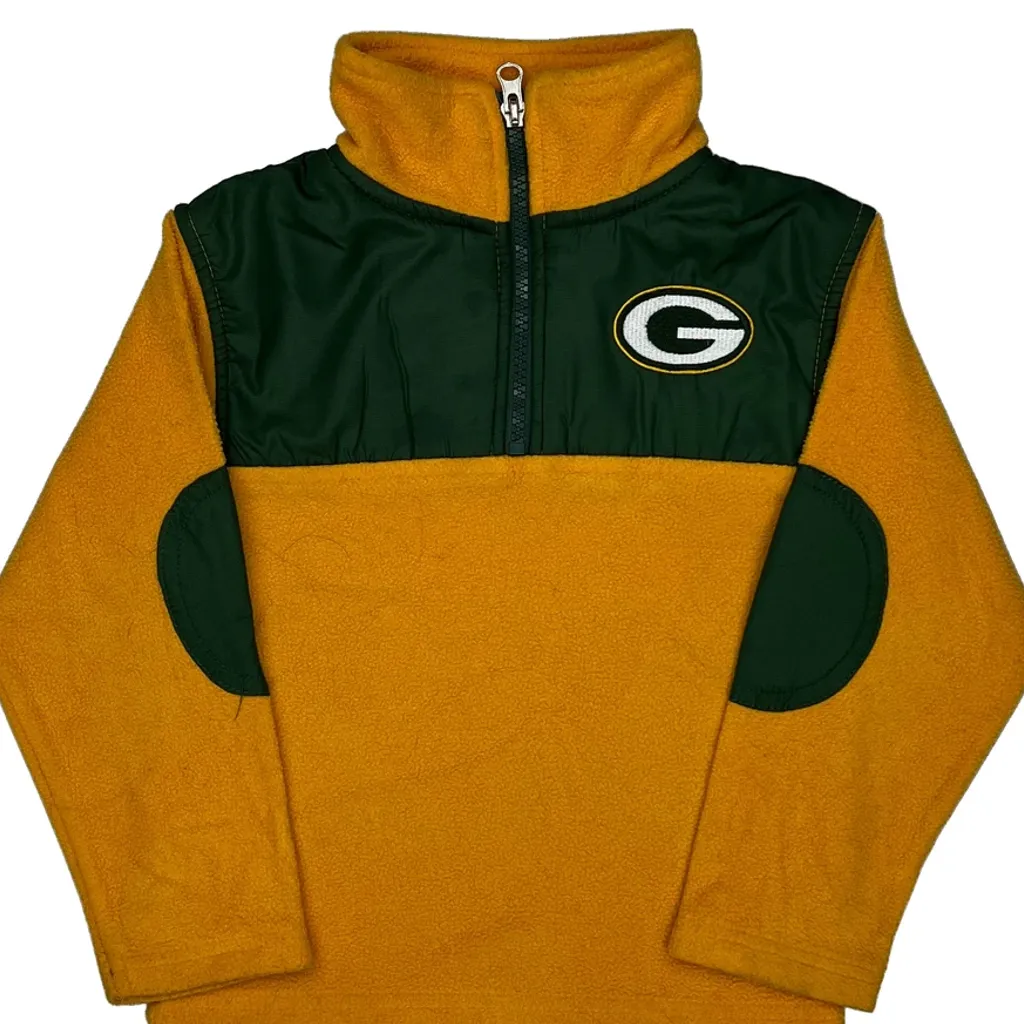 Age 4 Nfl Green Bay Packers Fleece - XS Yellow Polyester - Image 4