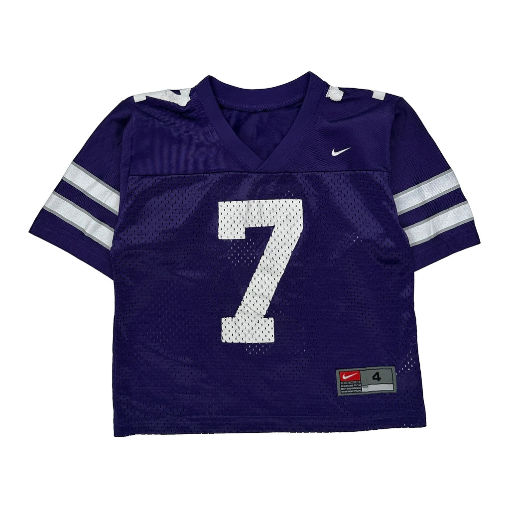 Age 4 Nike Football Jersey - Small Purple Polyester