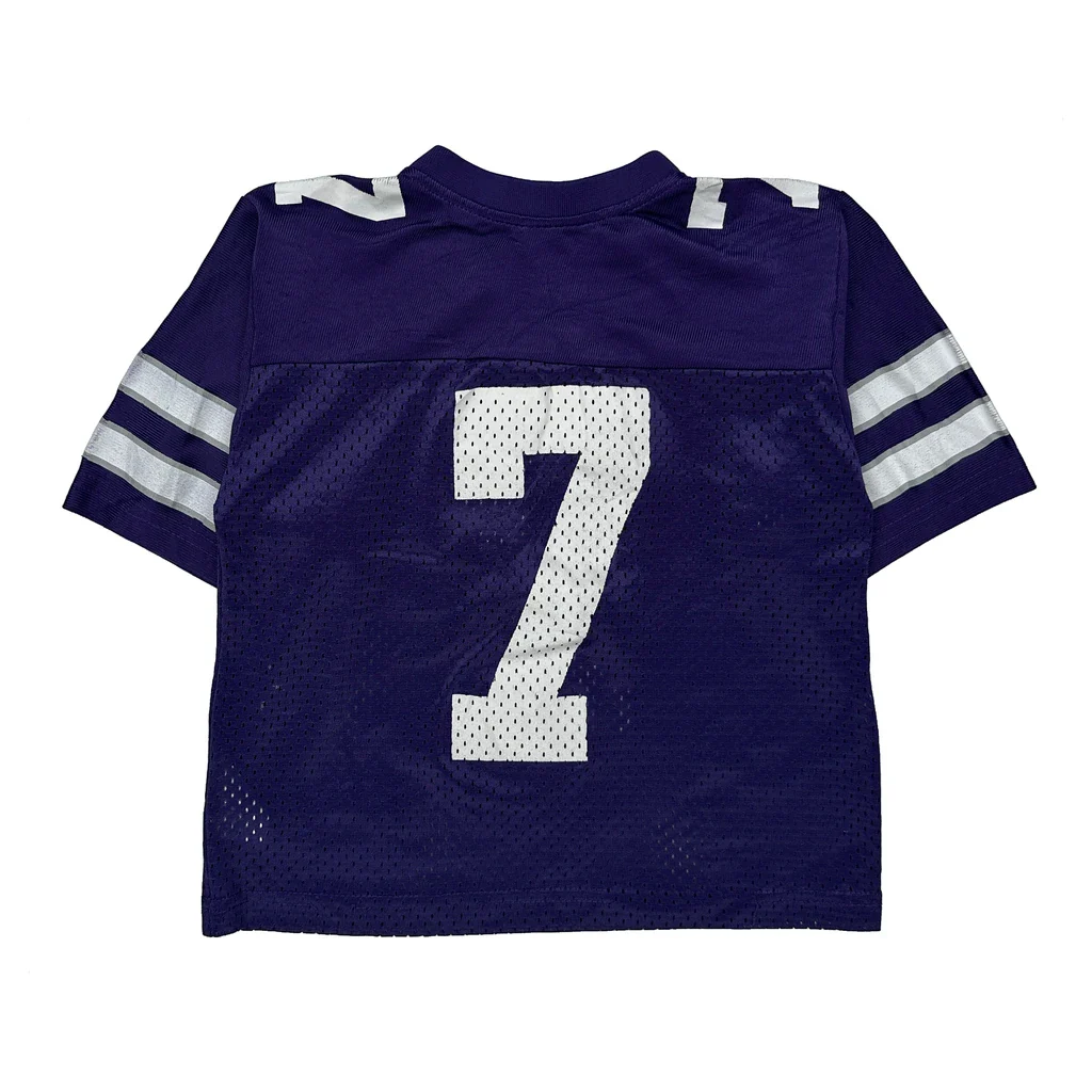 Age 4 Nike Football Jersey - Small Purple Polyester - Image 2