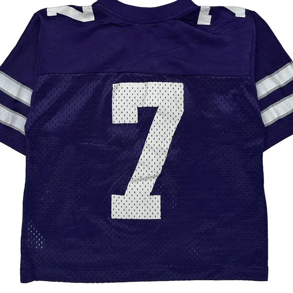 Age 4 Nike Football Jersey - Small Purple Polyester - Image 7
