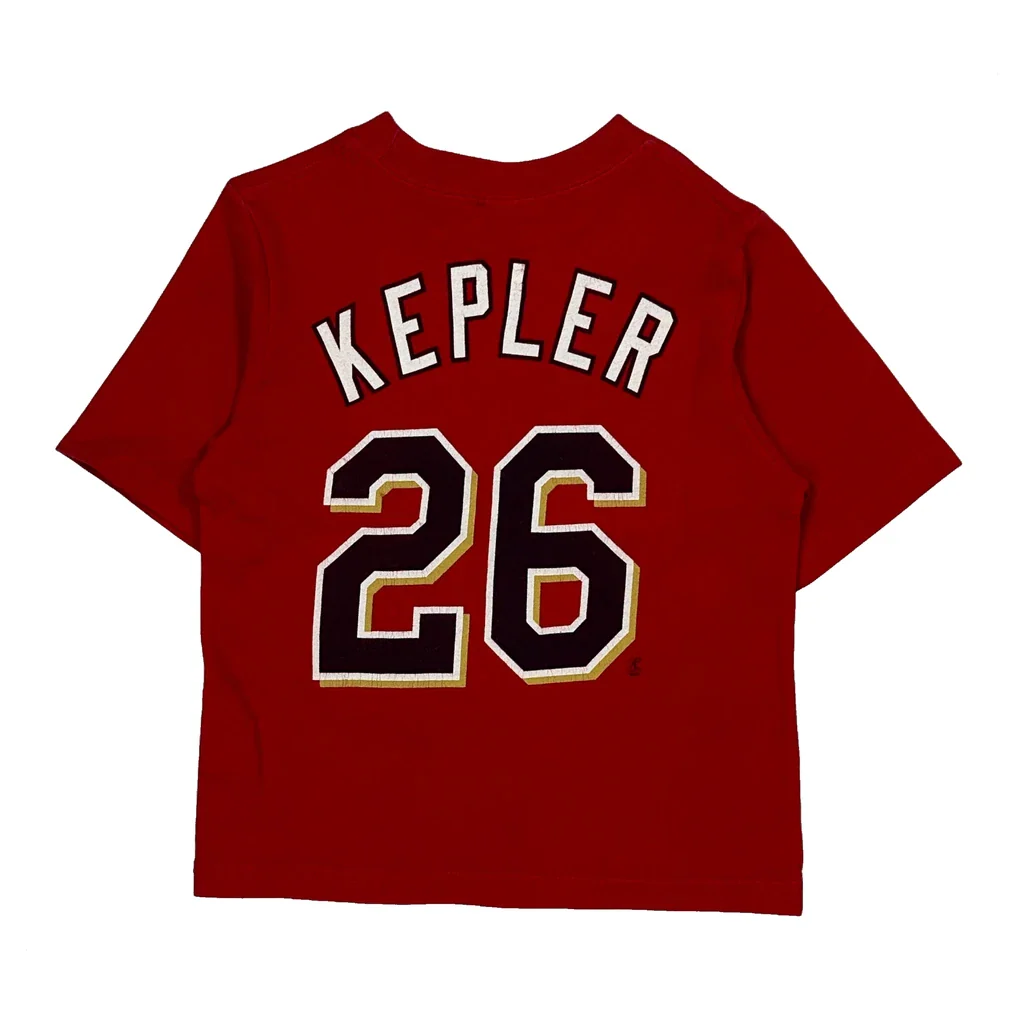 Age 4 Nike T-Shirt - Small Red Cotton - Image 2