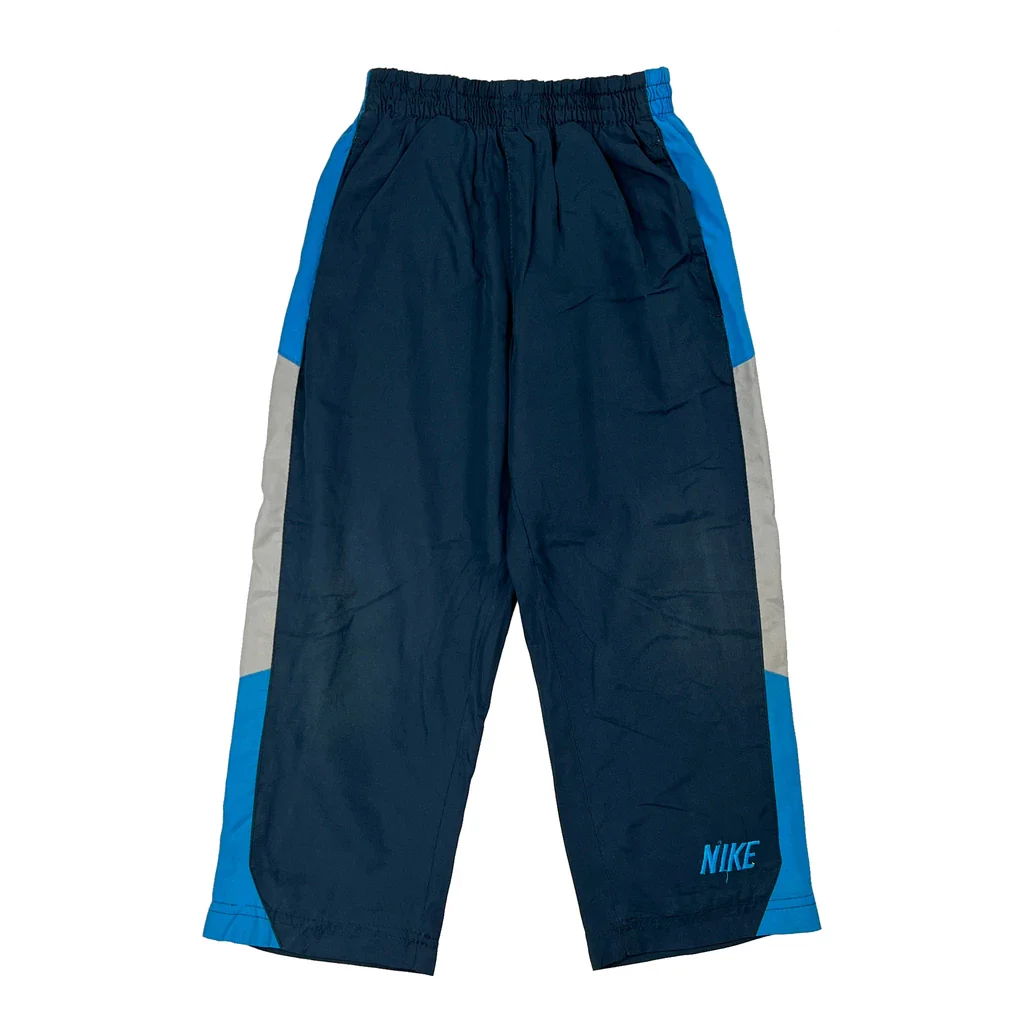 Age 4 Nike Track Pants - XS Blue Polyester