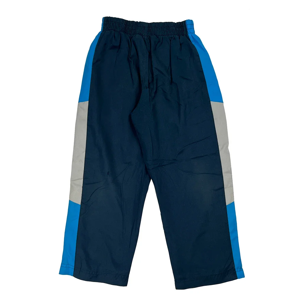 Age 4 Nike Track Pants - XS Blue Polyester - Image 2