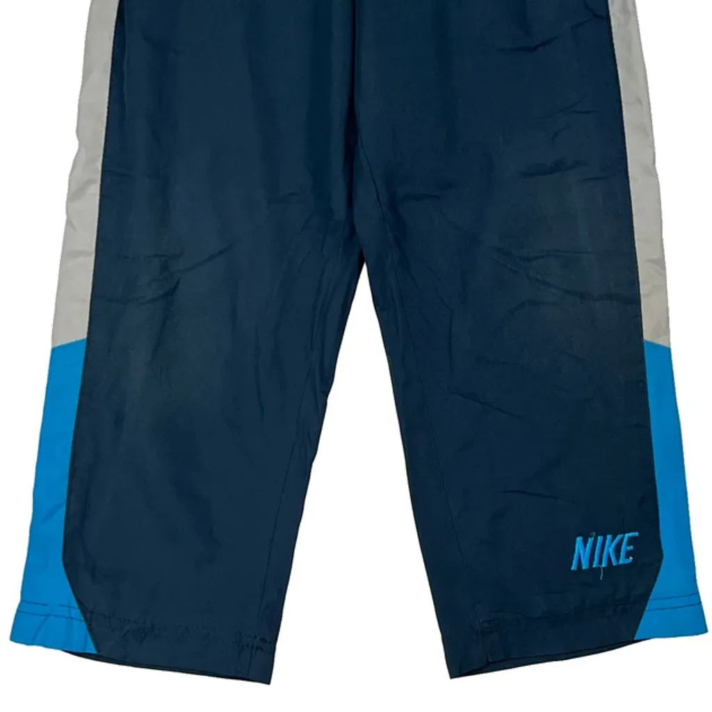 Age 4 Nike Track Pants - XS Blue Polyester - Image 5