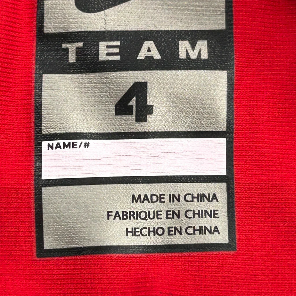 Age 4 Ohio State Nike Football Jersey - Small Red Polyester - Image 3