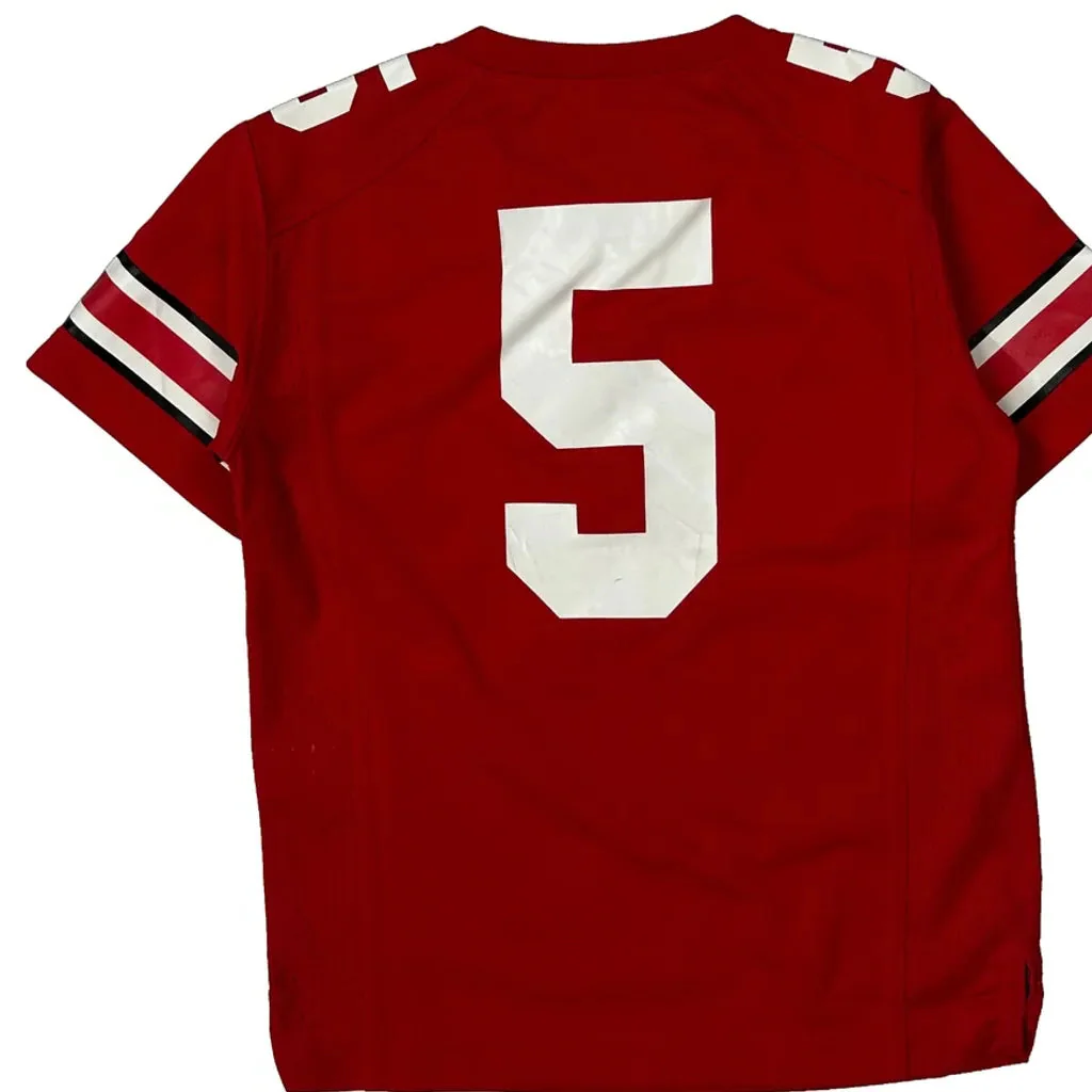 Age 4 Ohio State Nike Football Jersey - Small Red Polyester - Image 7