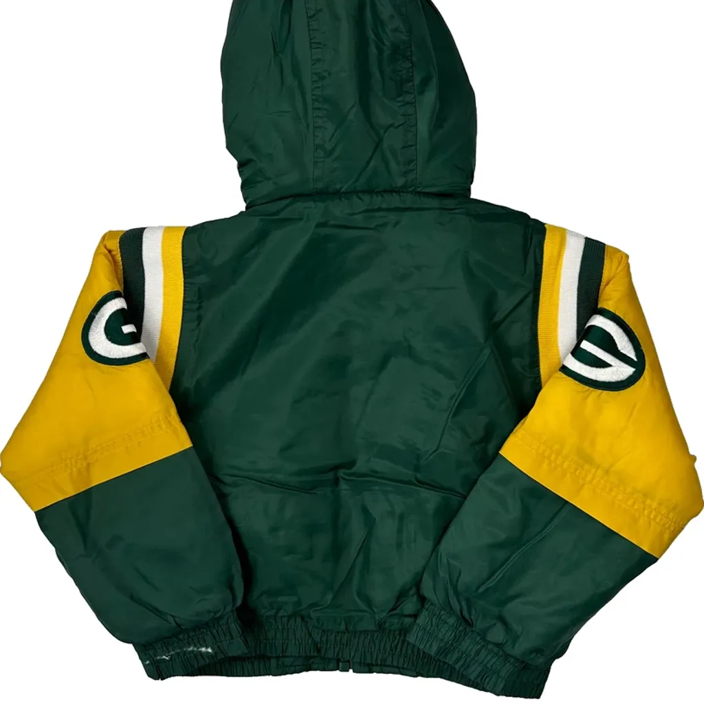 Age 4 Packers Nfl Jacket - XS Green Nylon - Image 7