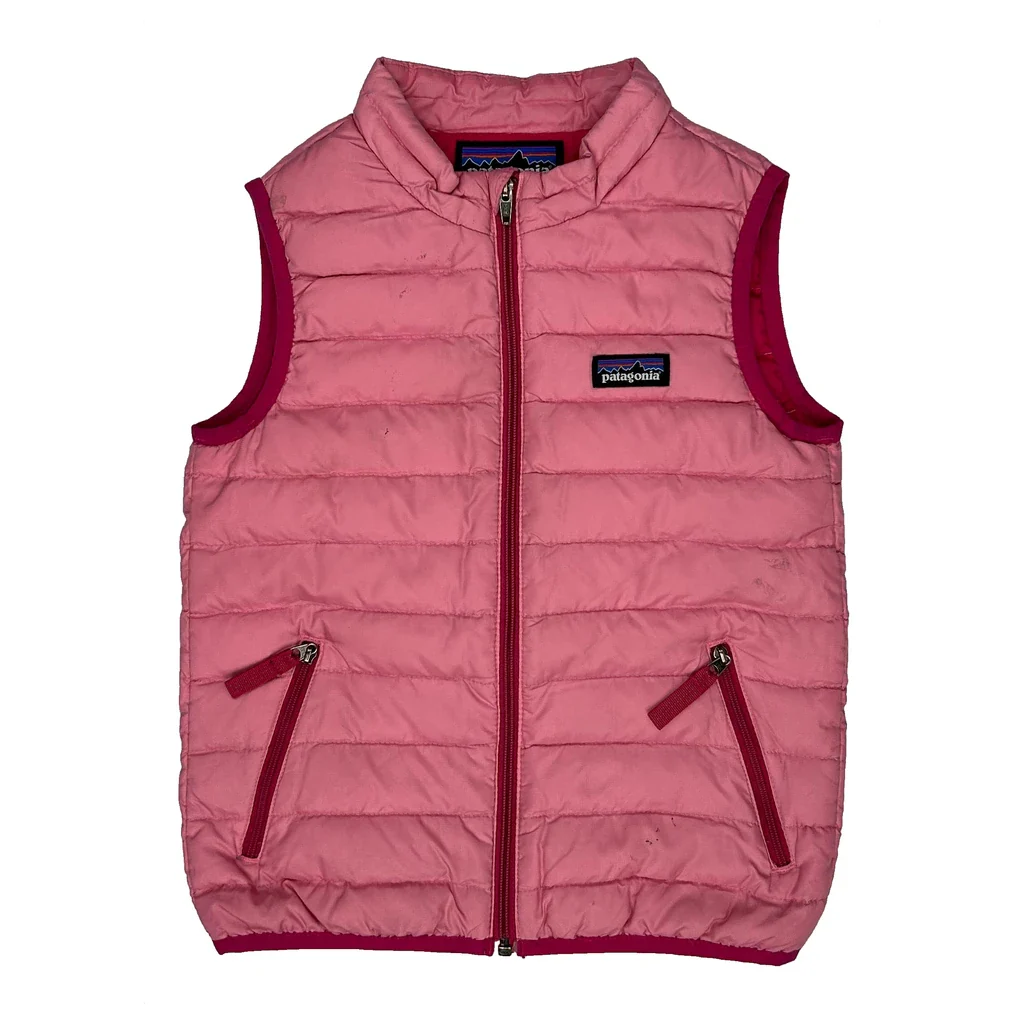 Age 4 Patagonia Gilet - XS Pink Polyester