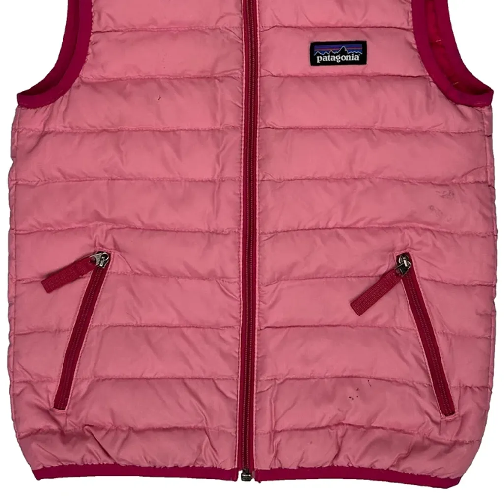 Age 4 Patagonia Gilet - XS Pink Polyester - Image 5