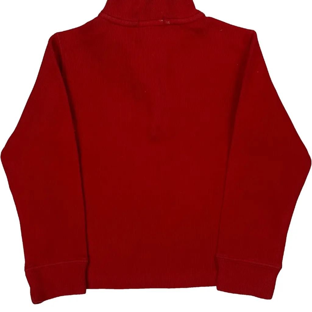Age 4 Polo By Ralph Lauren 1/4 Zip - Small Red Cotton - Image 6