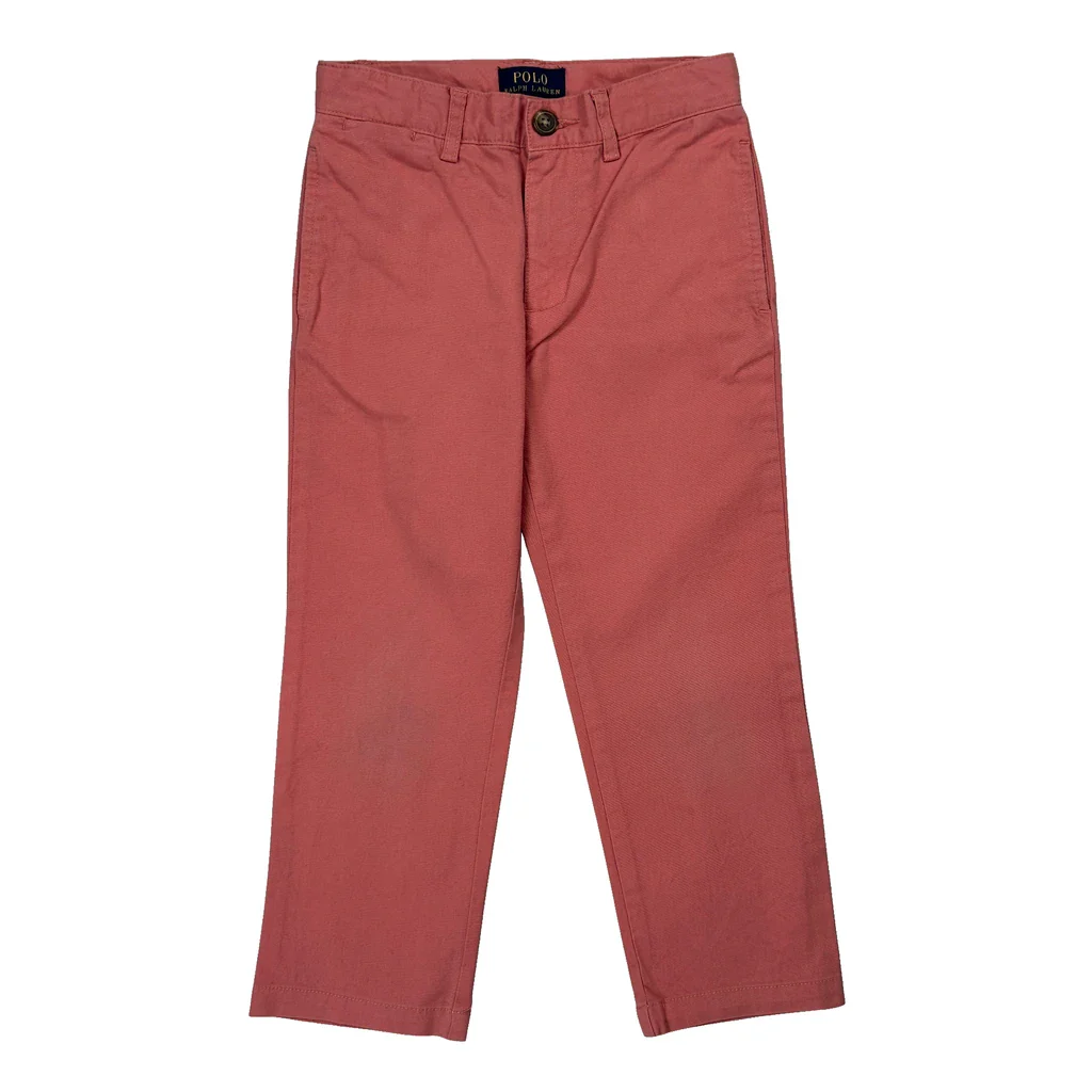 Age 4 Polo By Ralph Lauren Chinos - XS Red Cotton
