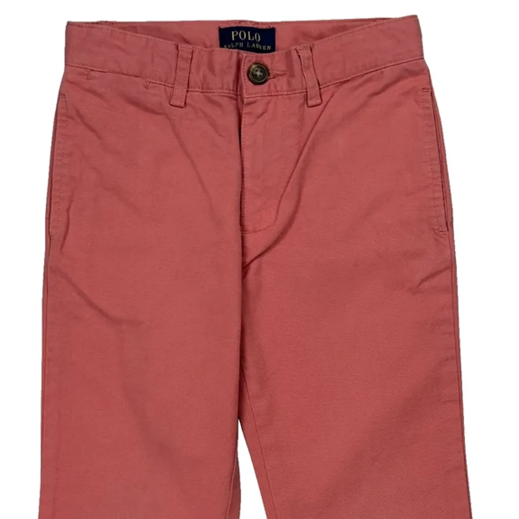 Age 4 Polo By Ralph Lauren Chinos - XS Red Cotton - Image 5