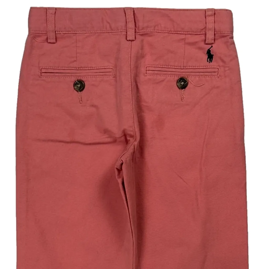Age 4 Polo By Ralph Lauren Chinos - XS Red Cotton - Image 7