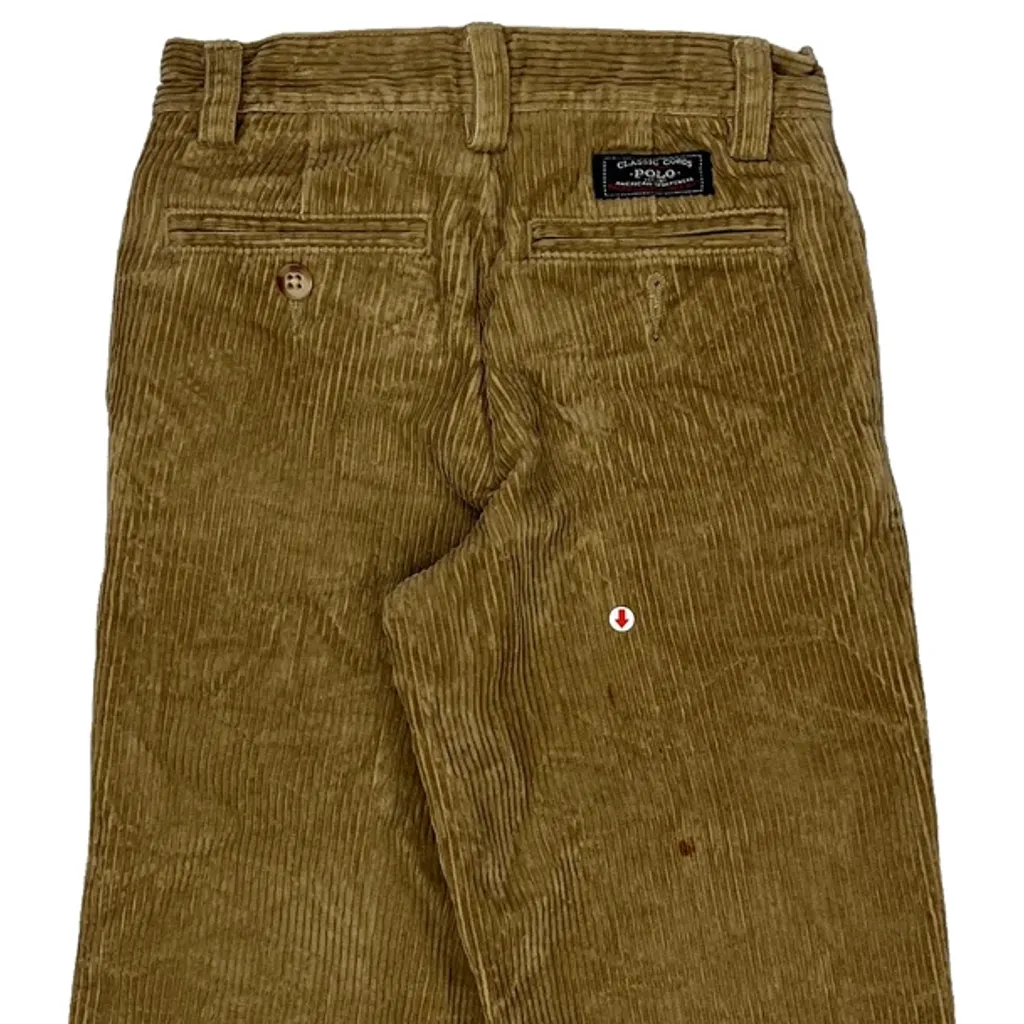 Age 4 Polo By Ralph Lauren Cord Trousers - Small Brown Cotton - Image 5