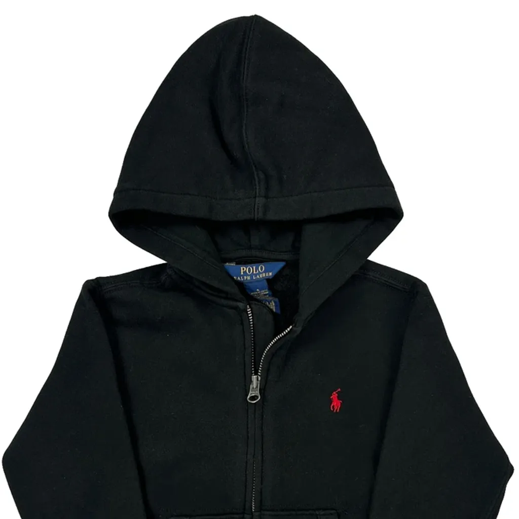Age 4 Polo By Ralph Lauren Hoodie - 2XS Black Cotton - Image 4