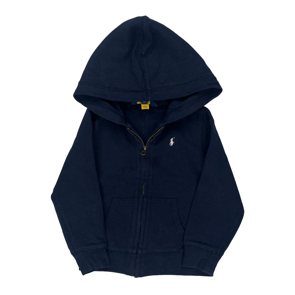 Age 4 Polo By Ralph Lauren Hoodie - XS Navy Cotton