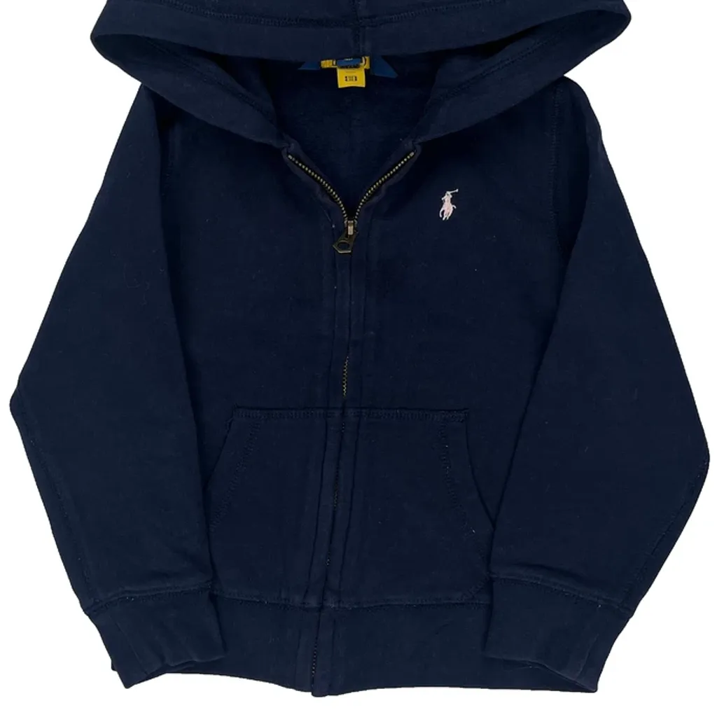 Age 4 Polo By Ralph Lauren Hoodie - XS Navy Cotton - Image 4